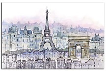 Obraz Paríž akvarel zs29178